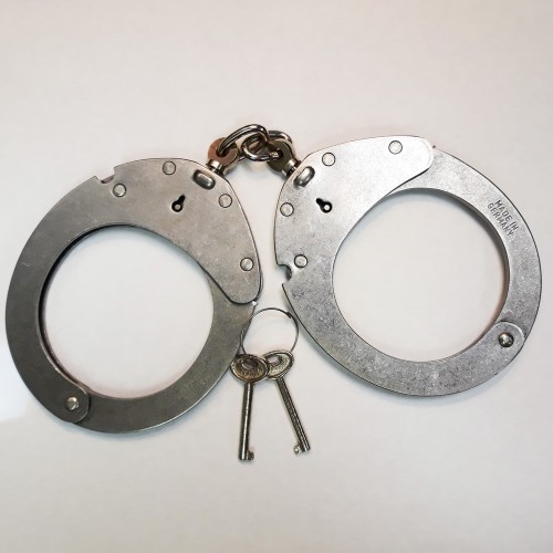 Clejuso Model 12 Stainless Steel Handcuffs