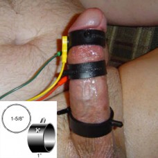 P.E.S. Electro-Flex™ Penile Ring, 1-5/8" inner diameter x 1" width, double